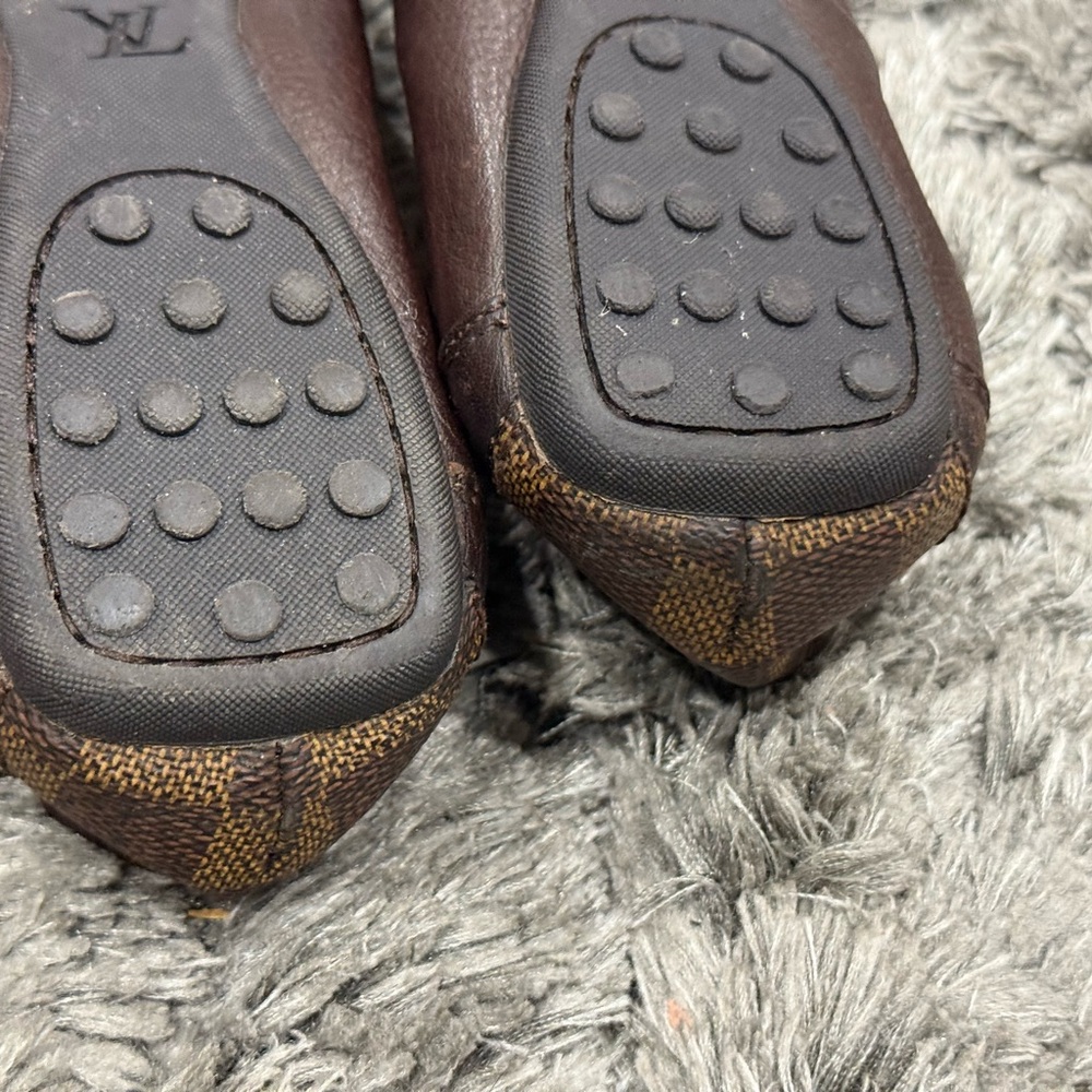 Louis Vuitton Brown Ballet Flats - Picture 9 of 11